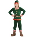 "ASSISTANT DU PÈRE NOEL" (veste, pantalon, sur-chaussures, bonnet avec oreilles)