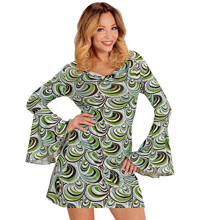 "THE 70s GROOVY STYLE - waves" (robe)