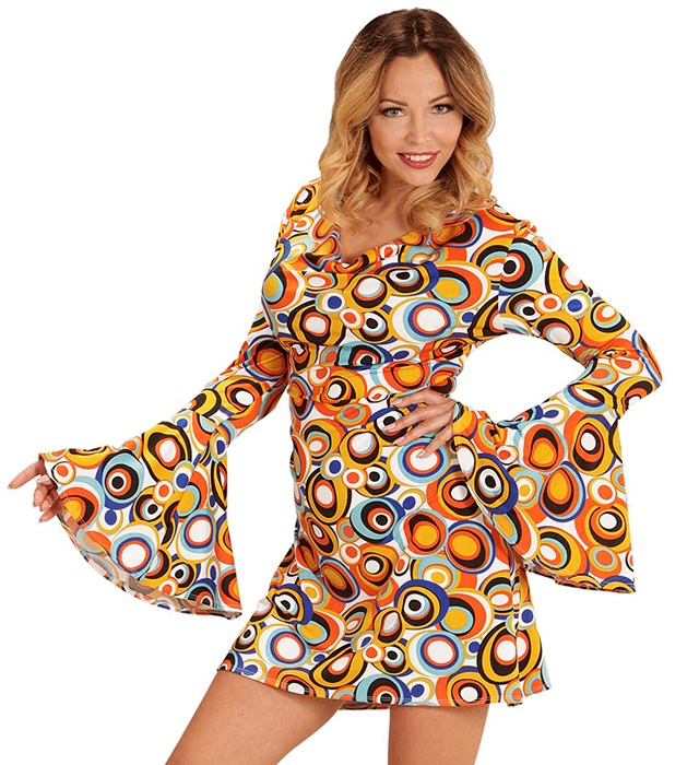 "THE 70s GROOVY STYLE - bubbles" (robe)