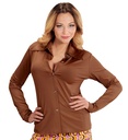 "THE 70s GROOVY STYLE - marron" (chemise)