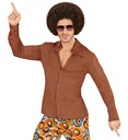 "THE 70s GROOVY STYLE - marron"   (chemise)