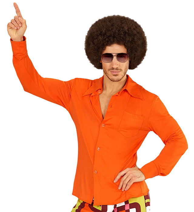 [09046] "THE 70s GROOVY STYLE - orange"   (chemise) (XXL)