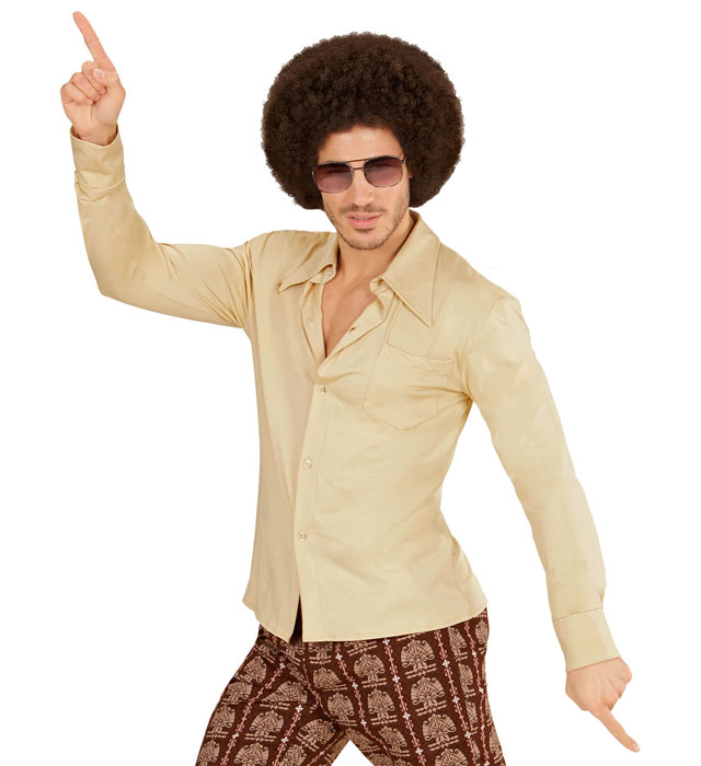 "THE 70s GROOVY STYLE - beige"   (chemise)