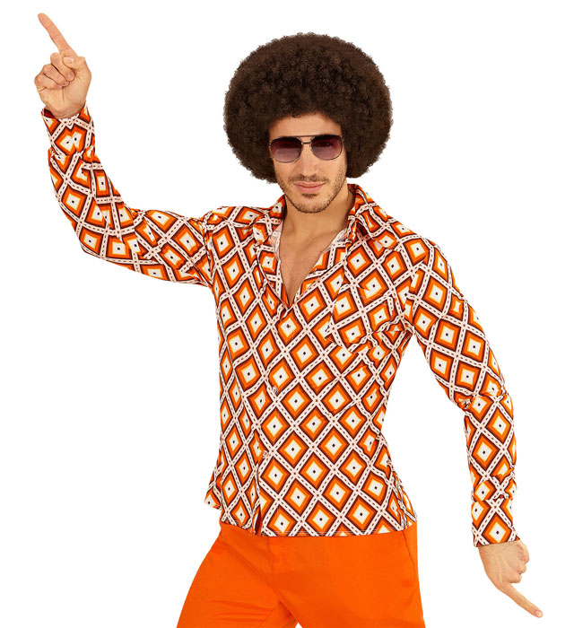 "THE 70s GROOVY STYLE - rhombus"   (chemise)