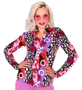 "THE 70s GROOVY STYLE - pink tiny  bubbles" (chemise)
