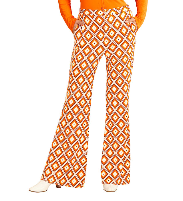 [09140] "THE 70s GROOVY STYLE - rhombus" (pantalon) (S/M)