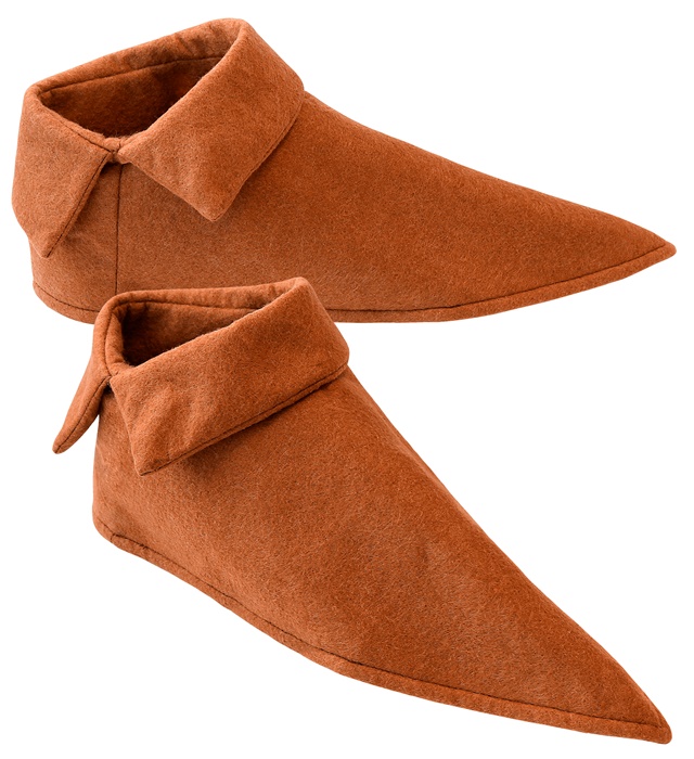 [09167] paire de "COUVRE-CHAUSSURES MOYEN AGE"