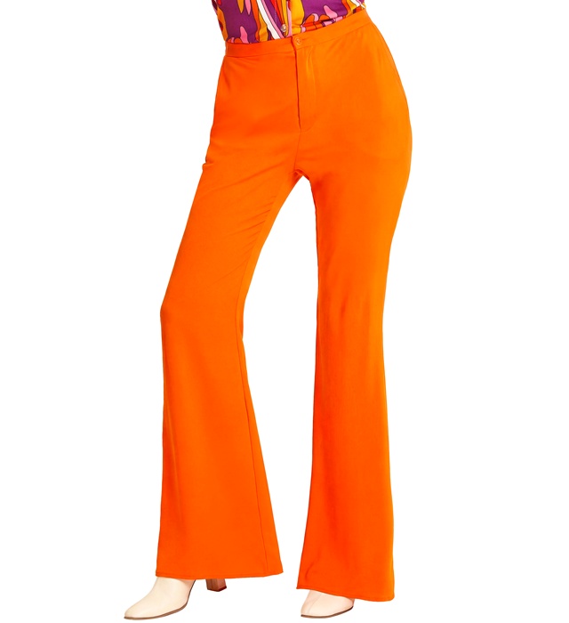 [09123] "THE 70s GROOVY STYLE - orange" (pantalon) (S/M)