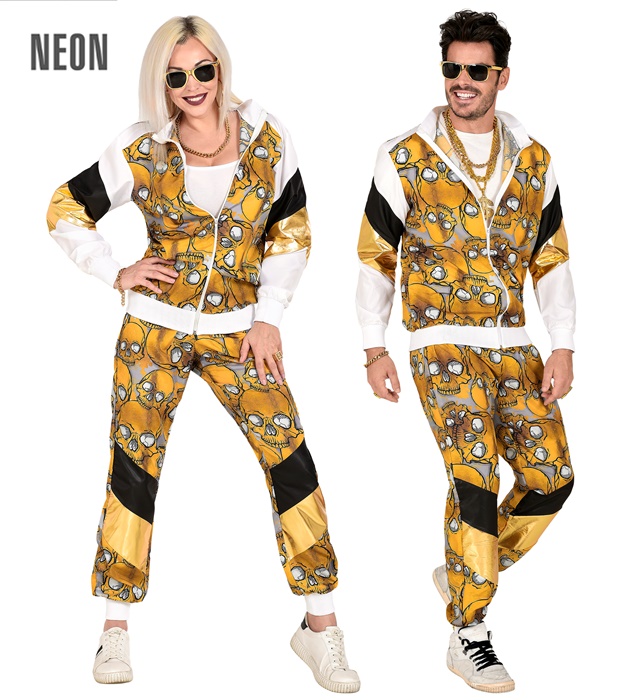 "COSTUME CRANES NOIR/OR" (veste, pantalon)