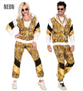 "COSTUME CRANES NOIR/OR" (veste, pantalon)