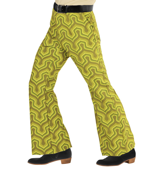 [09263] "THE 70s GROOVY STYLE - wallpaper" (pantalon) (XXL)
