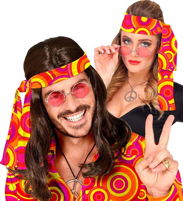 "THE 70s GROOVY STYLE - orange bubbles" (bandeau)