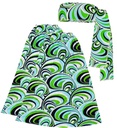 "THE 70s GROOVY STYLE - waves" (bandeau et jambière)