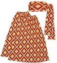 "THE 70s GROOVY STYLE - rhombus" (bandeau et jambière)