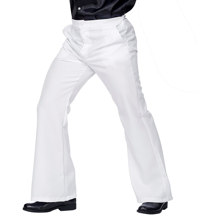 "THE 70s GROOVY STYLE - blanc" (pantalon)