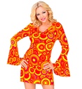 "THE 70s GROOVY STYLE - orange bubbles" (robe)