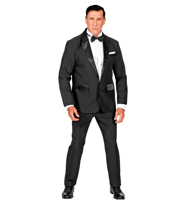 "SMOKING" (veston, pantalon, noeud papillon)