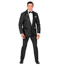 "SMOKING" (veston, pantalon, noeud papillon)