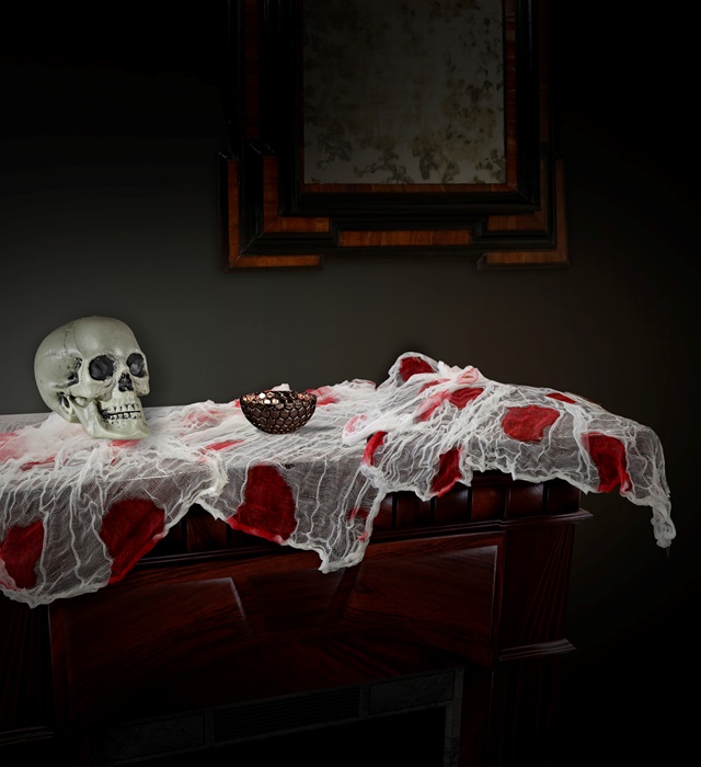 "TISSU DE GAZE ENSANGLANTE" 180x80 cm