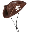 "MINI TRICORNE PIRATE SIMILI CUIR"