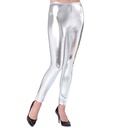 "LEGGINGS ARGENT METALLISE"