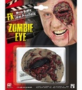 "PROTHÈSE OEIL DE ZOMBIE EN LATEX FX" avec 2 pcs colle latex liquide