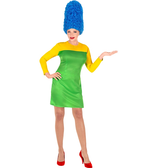 [09729] "COMICS GIRL" (robe, perruque) (XS)