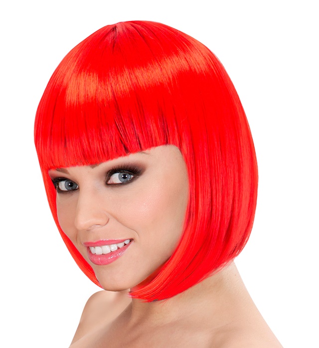 [09759] "RED LOU LOU WIG" in box