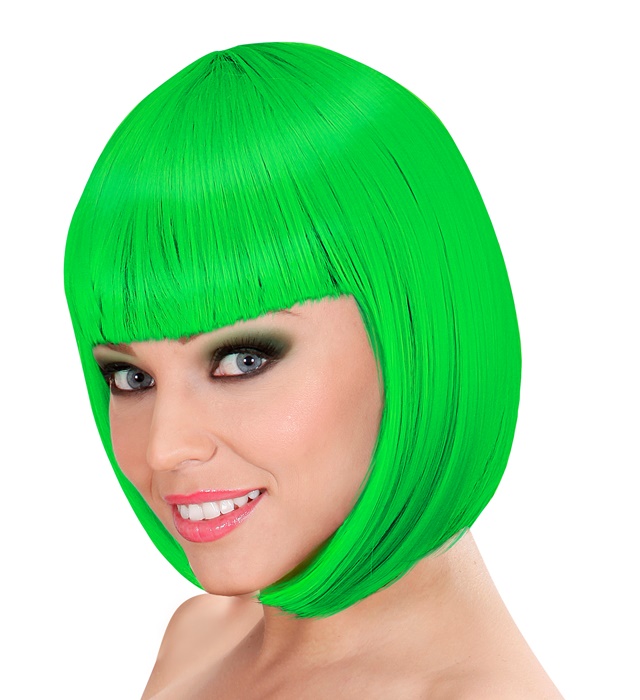 [09761] "GREEN LOU LOU WIG" in box
