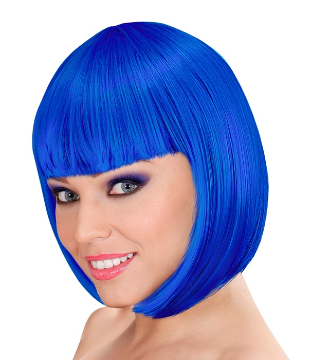 "BLUE LOU LOU WIG" in box