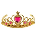 "DIADEME OR AVEC PIERRES PRECIEUSES ROSES"