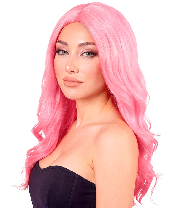 "PERRUQUE ROXY ROSE TENDRE" en boite