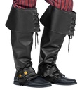paire de "COUVRE-BOTTES NOIRS" aspect cuir