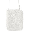 "SAC A MAIN EN PELUCHE BLANC"