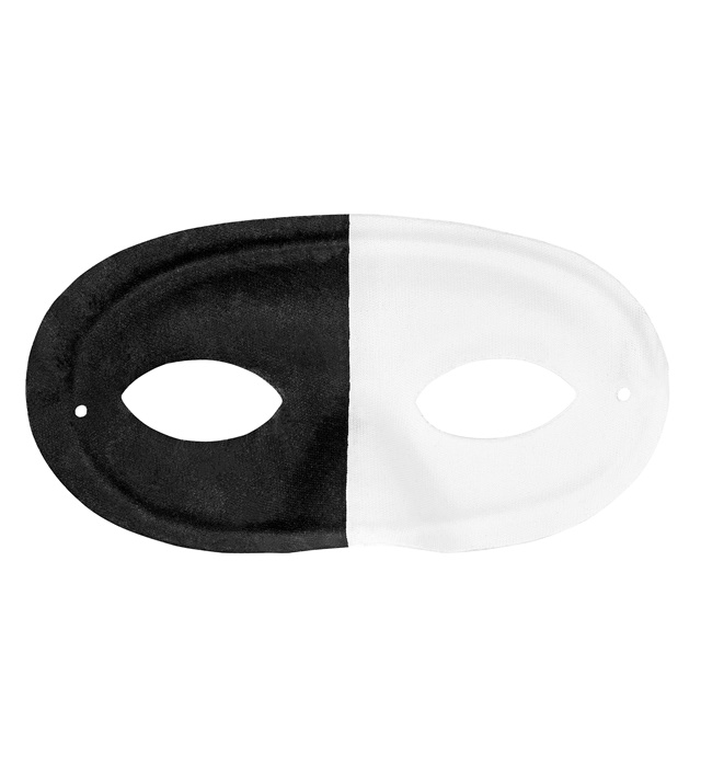 [09826] "LOUP MASQUERADE" noir et blanc