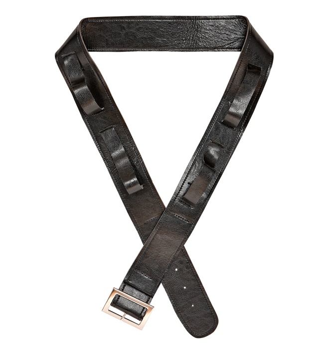 "ETUI DE CEINTURE NOIR POUR 4 EPEES OU ARMES " aspect cuir