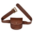 "CEINTURE AVEC BOURSE" aspect cuir