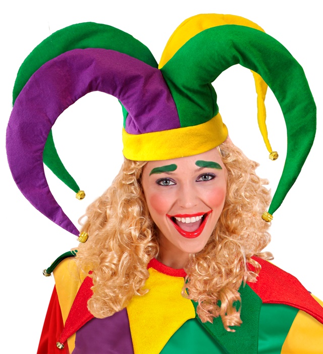 "CHAPEAU FOU DU ROI AVEC CLOCHETTES"