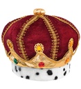 "COURONNE ROYALE AVEC PIERRES PRECIEUSES"