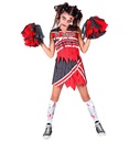 "POM POM GIRL ZOMBIE" (haut, jupe, pom pom)