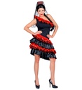 DAME ESPAGNOLE (robe, coiffe avec voile)