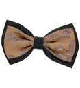 "NOEUD PAPILLON VINTAGE JACQUARD MARRON"