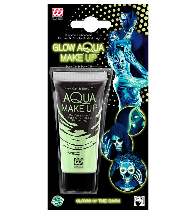 [09974] "MAQUILLAGE A L'EAU PHOSPHORESCENT EN TUBE" 30 ml