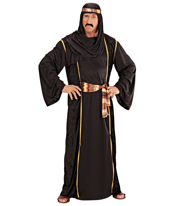 "Cheikh Arabe" (Robe - Gilet long - Ceinture - Chapeau)