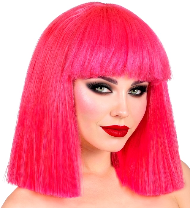 "PERRUQUE SHOWGIRL" fuchsia - en boite