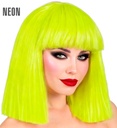 "PERRUQUE SHOWGIRL" jaune fluo - en boite