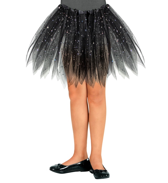 [10325] "TUTU BRILLANT NOIR" 30 cm