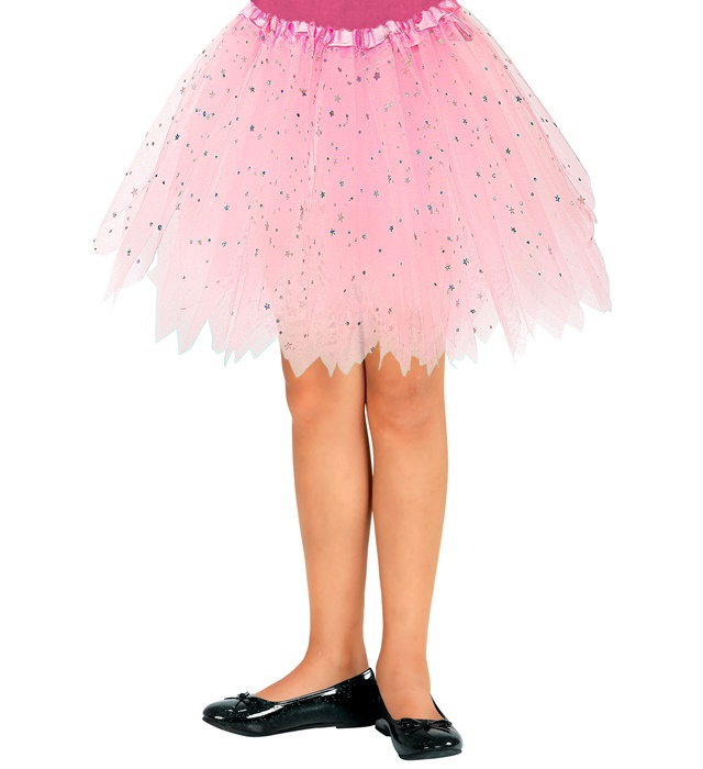 [10328] "TUTU BRILLANT ROSE" 30 cm