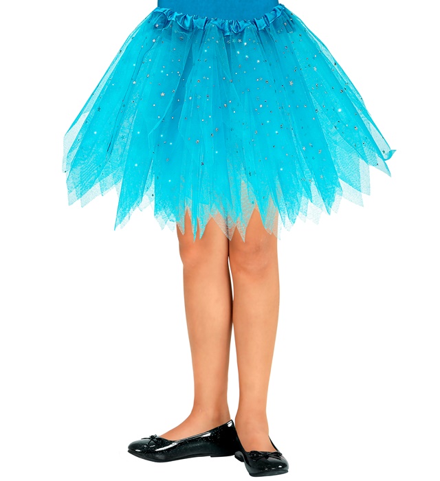 [10331] "TUTU BRILLANT BLEU AZUR" 30 cm