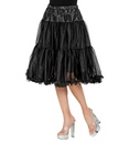 "JUPE/JUPON EN TULLE NOIR" 65 cm